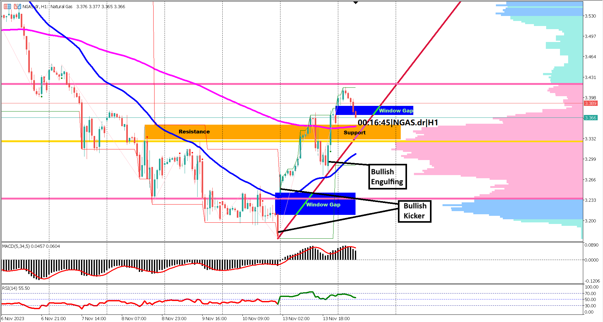 NGAS Technical Outlook: Golden Cross Potential Amidst Support Testing