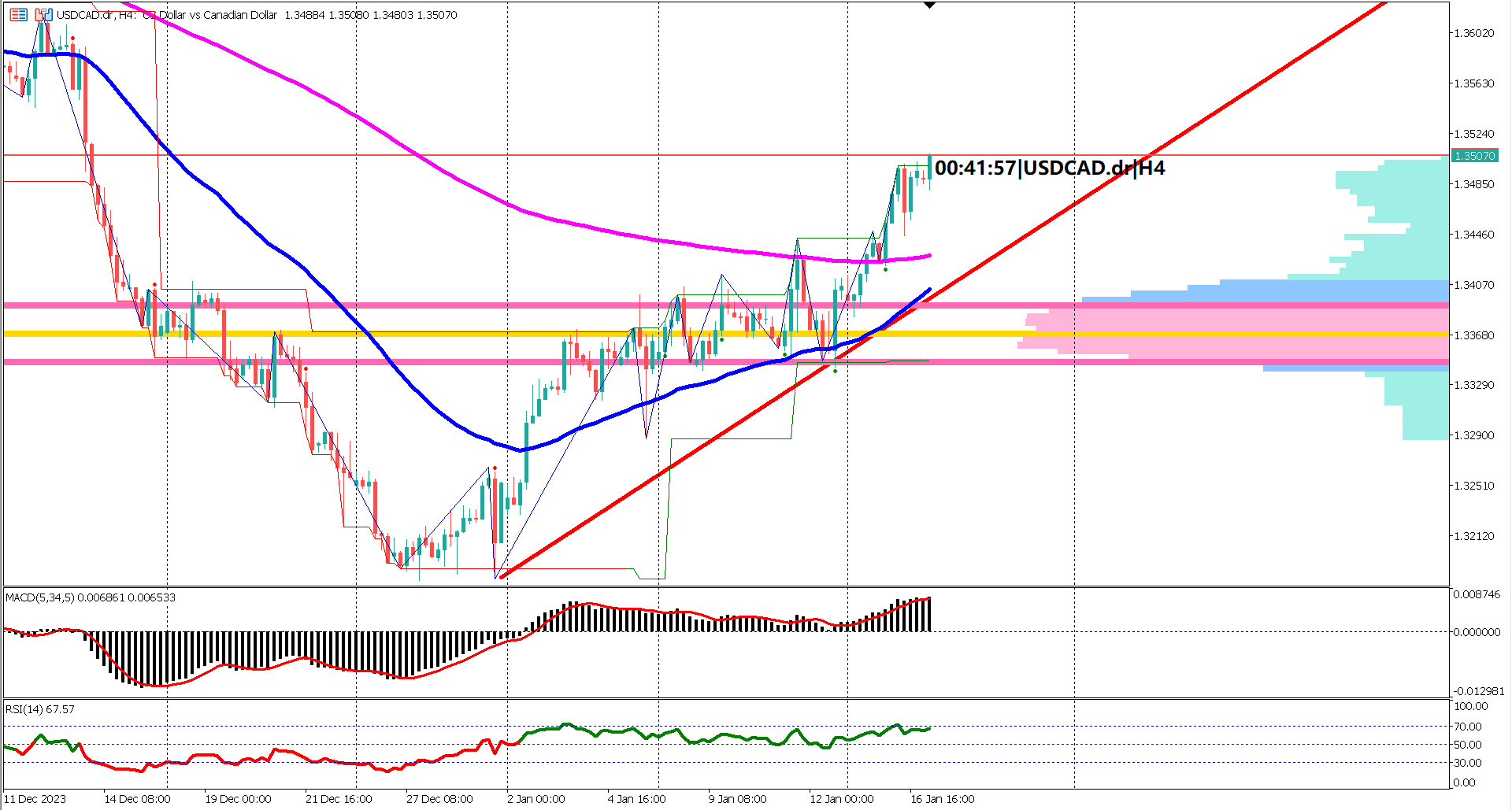 USDCAD Bulls Unleashed: Riding the Wave of Economic Data and Golden Cross Aspirations!